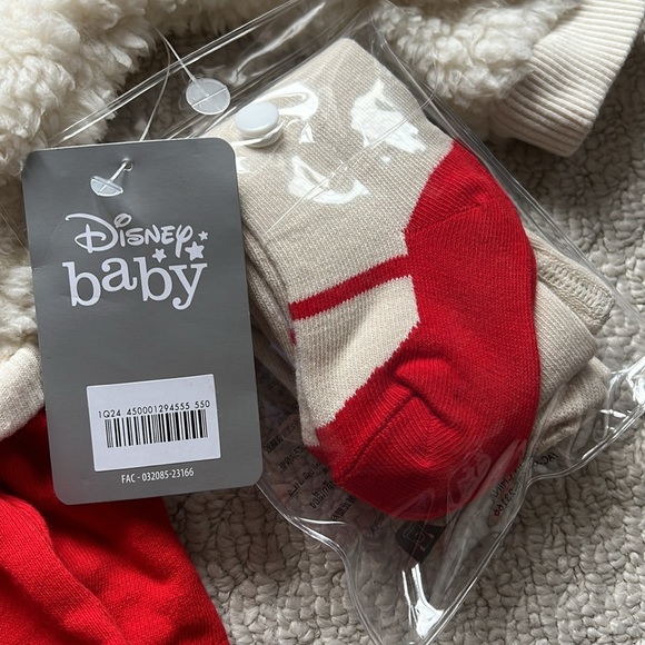 NWT - Minnie Mouse Disney Holiday Dress Set. Size 6-9 months. - Picture 3 of 8